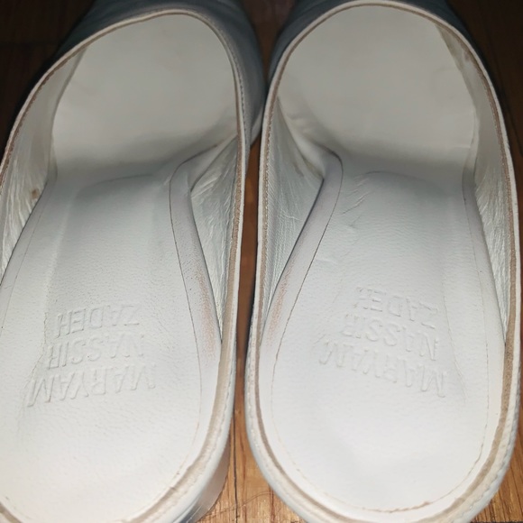 Maryam Nassir Zadeh white slip on Mules - Picture 5 of 7